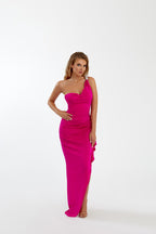 Nicole Bakti Dress 7077 - Fucshia