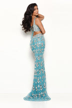 Jasz Couture Dress 7114 - Water