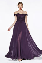 Cinderella Divine Dress 7258 - Eggplant