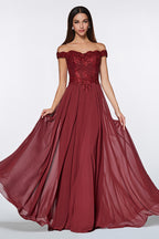 Cinderella Divine Dress 7258 - Burgundy