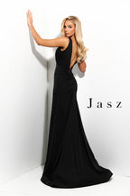 Jasz Couture Dress 7320 - Black