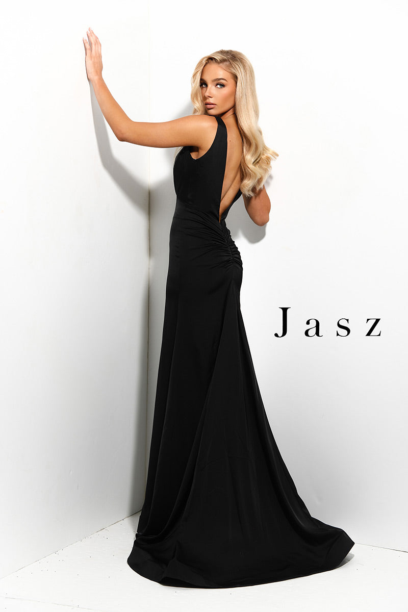 Jasz Couture Dress 7320 - Black