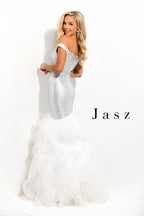 JASZ Couture 7334 - White/Silver