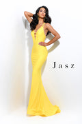 Jasz Couture Dress 7345 - Yellow