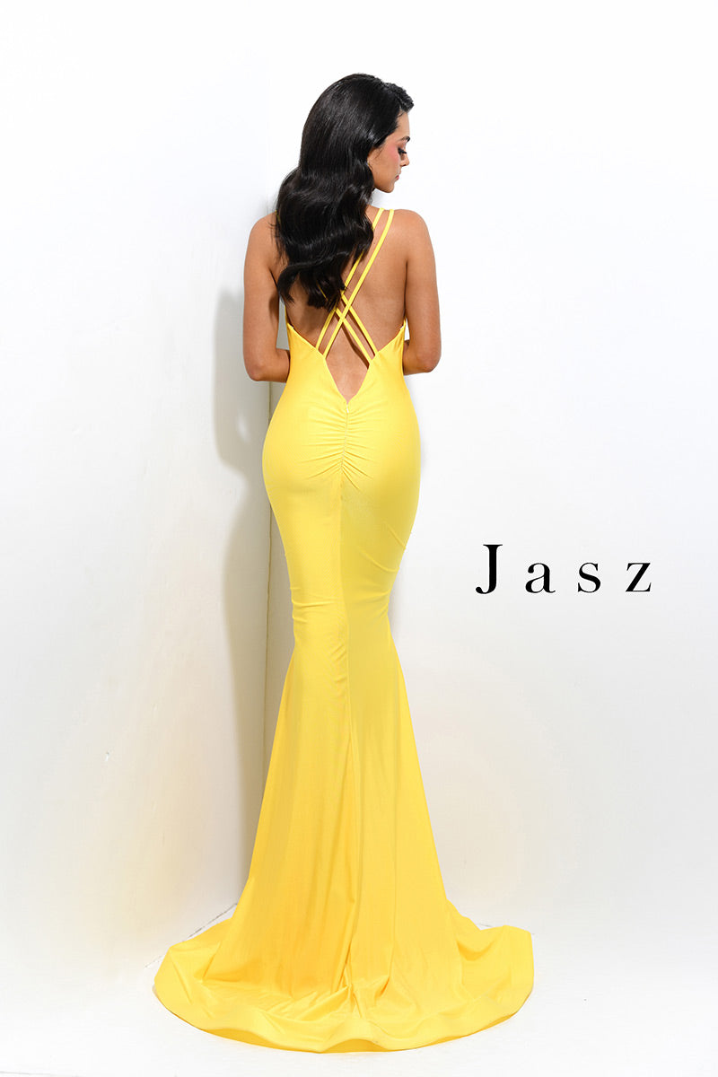 Jasz Couture Dress 7345 - Yellow