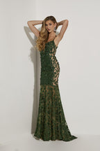 Jasz Couture Dress 7351 - Olive
