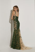 Jasz Couture Dress 7351 - Olive