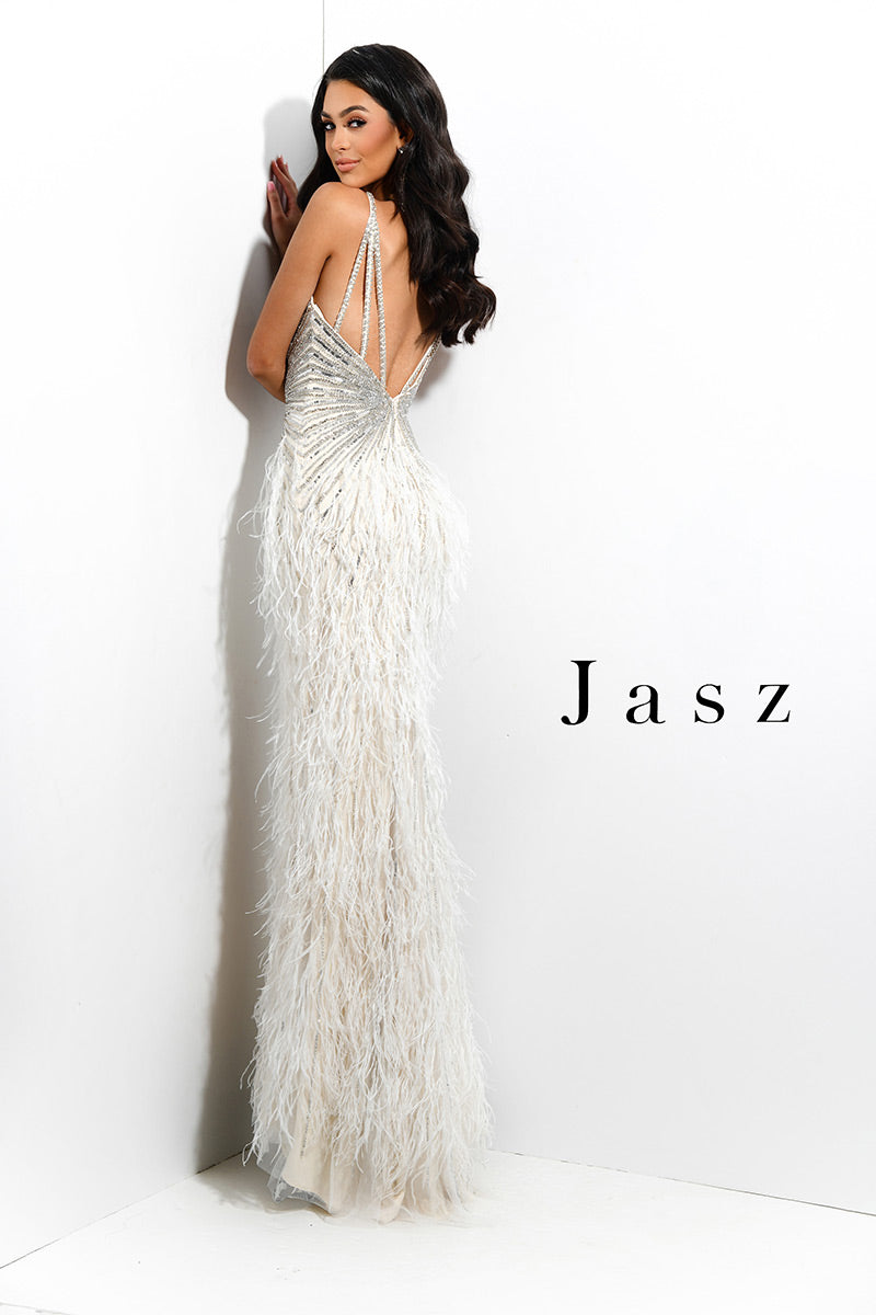 Jasz Couture Dress 7366 - White