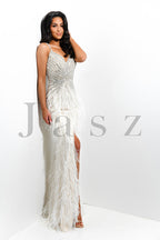 Jasz Couture Dress 7366 - White