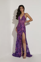 Jasz Couture Dress 7367 - Purple