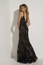 Jasz Couture Dress 7367 - Black