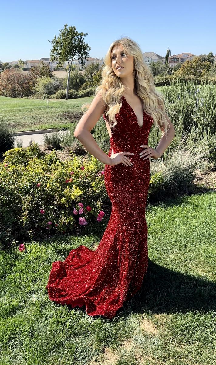 Jasz Couture Dress 7404 - Red