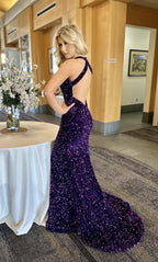 Jasz Couture Dress 7404 - Purple