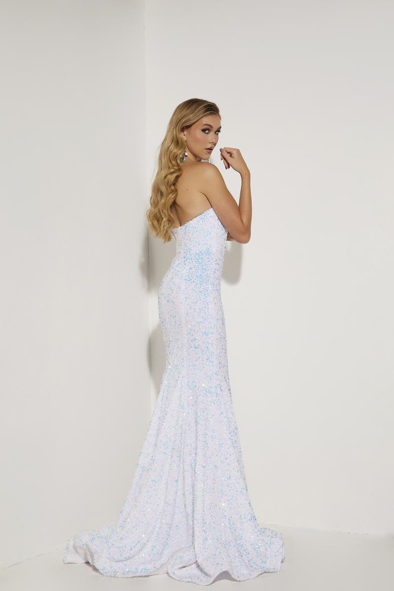 Jasz Couture Dress 7410 - White