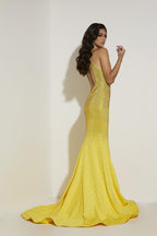 Jasz Couture Dress 7412 - Yellow
