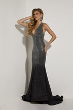 Jasz Couture Dress 7412 - Black