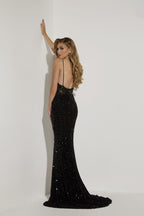 Jasz Couture Dress 7413 - Black