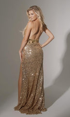 Jasz Couture Dress 7413 - Gold