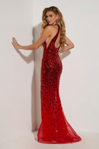 Jasz Couture Dress 7415 - Red