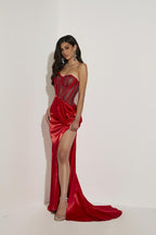 Jasz Couture Dress 7418 - Red