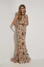 Jasz Couture Dress 7425 - Nude