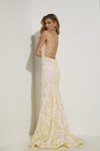 Jasz Couture Dress 7430 - Yellow