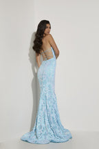 Jasz Couture Dress 7430 - Aqua