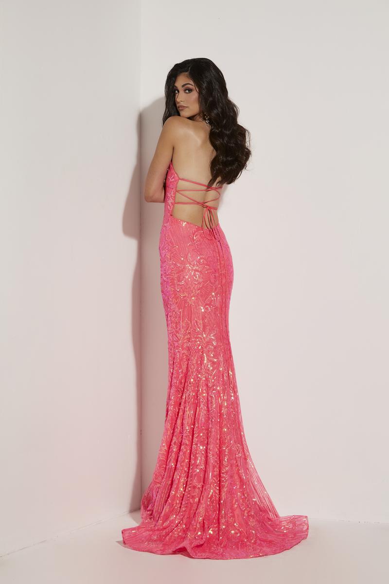 Jasz Couture Dress 7430 - Hot Pink