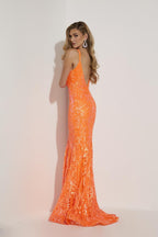 Jasz Couture Dress 7432 - Orange