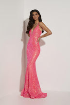 Jasz Couture Dress 7432 - Hot Pink