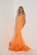 Jasz Couture Dress 7443 - Orange