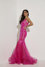 Jasz Couture Dress 7443 - Fuchsia
