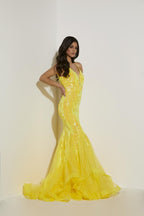 Jasz Couture Dress 7443 - Yellow