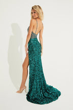 Jasz Couture Dress 7502 - Teal