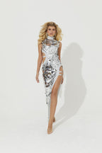 Jasz Couture Dress 7508 - Silver