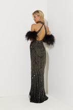 Jasz Couture Dress 7509 - Black