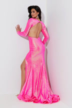 Jasz Couture Dress 7511 - Hot Pink