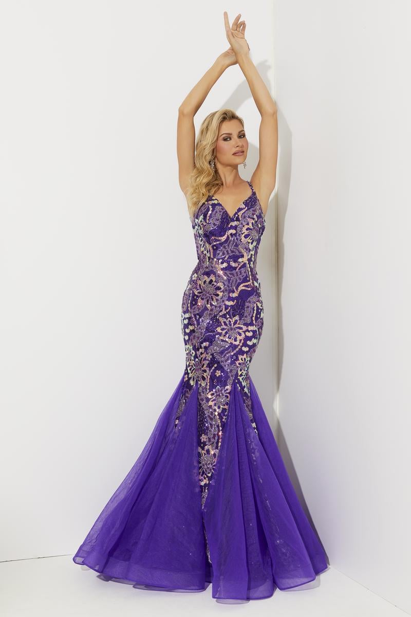 Jasz Couture Dress 7515 - Purple