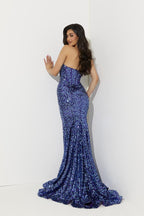 Jasz Couture Dress 7533 - Purple/Blue
