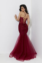 Jasz Couture Dress 7539 - Wine