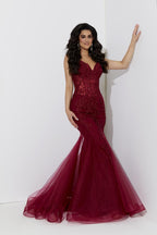 Jasz Couture Dress 7539 - Wine
