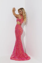 Jasz Couture Dress 7548 - Hot Pink