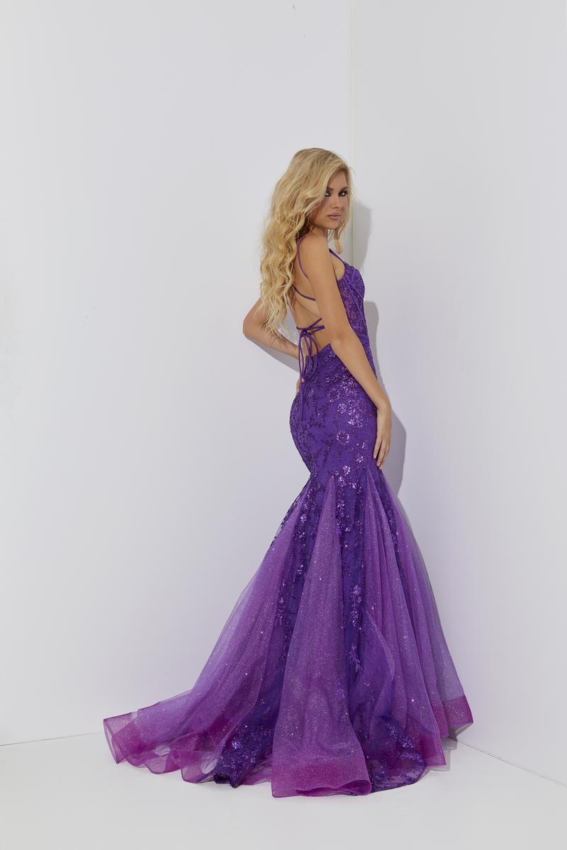 Jasz Couture Dress 7557 - Purple