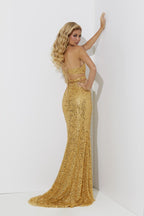 Jasz Couture Dress 7558 - Gold