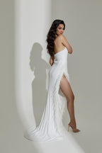Jasz Couture Dress 7560 - White