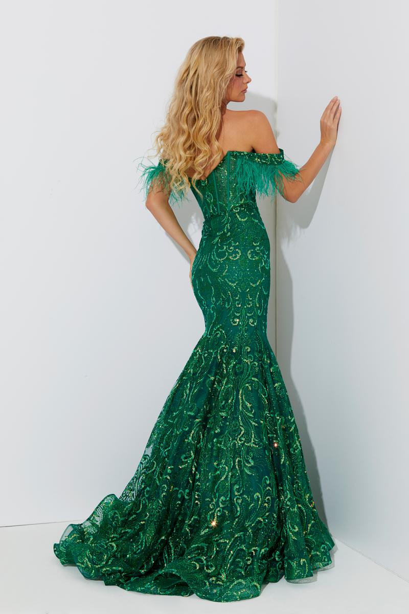 Jasz Couture Dress 7568 - Green