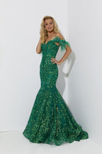 Jasz Couture Dress 7568 - Green
