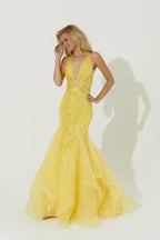 Jasz Couture Dress 7571 - Yellow
