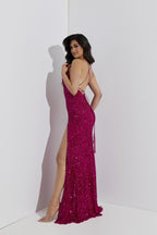 Jasz Couture Dress 7578 - Fuchsia