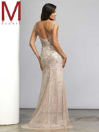 Mac Duggal Couture 78844D - Platinum